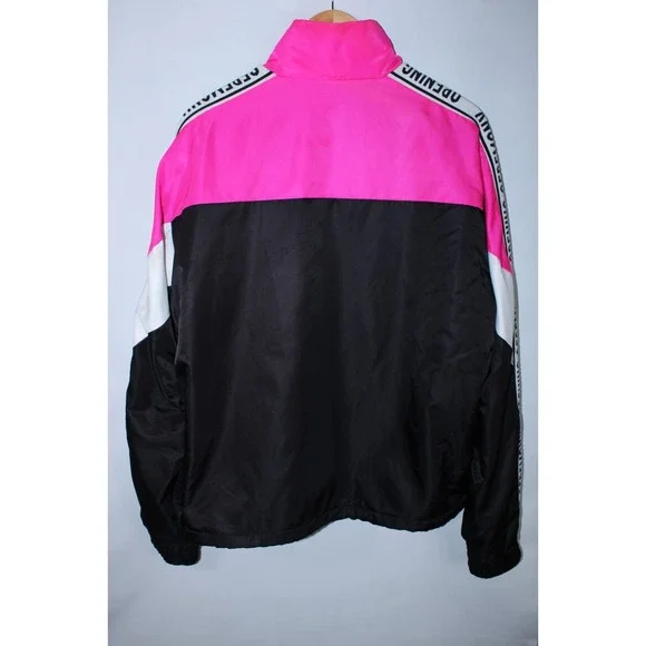 Opening Ceremony Men's Large Multicolor Retro Fleece Lined Jacket